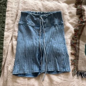Urban Outfitters Out From Under Lace Up shorts